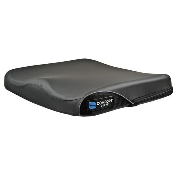 Ogallala Comfort Co Comfort Company CU-SV-1616 Curve Wheelchair Cushion with Stretch-Air Cover CU-SV-1616 - main